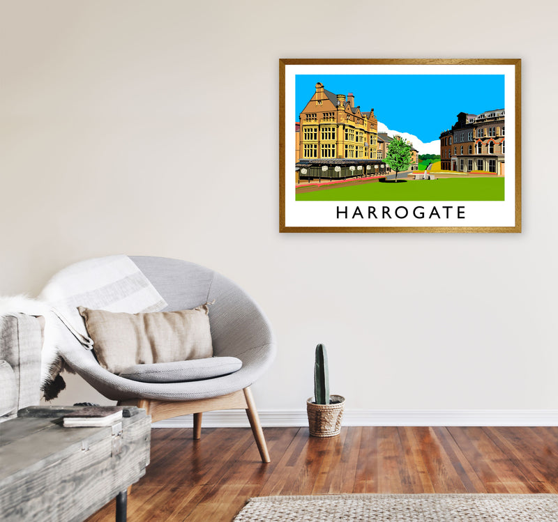 Harrogate Travel Art Print by Richard O'Neill, Framed Wall Art A1 Print Only