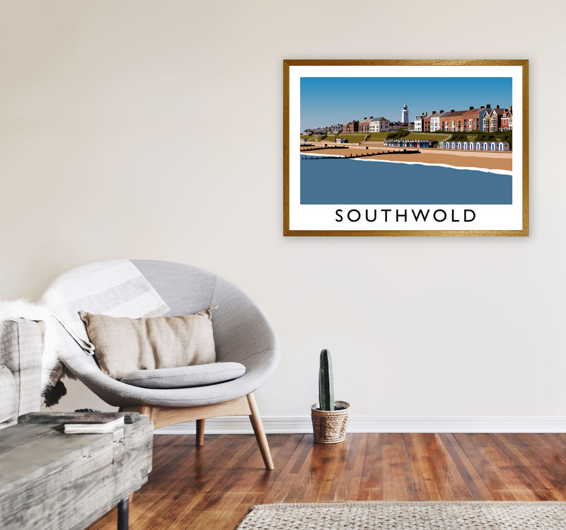Southwold Framed Digital Art Print by Richard O'Neill A1 Print Only