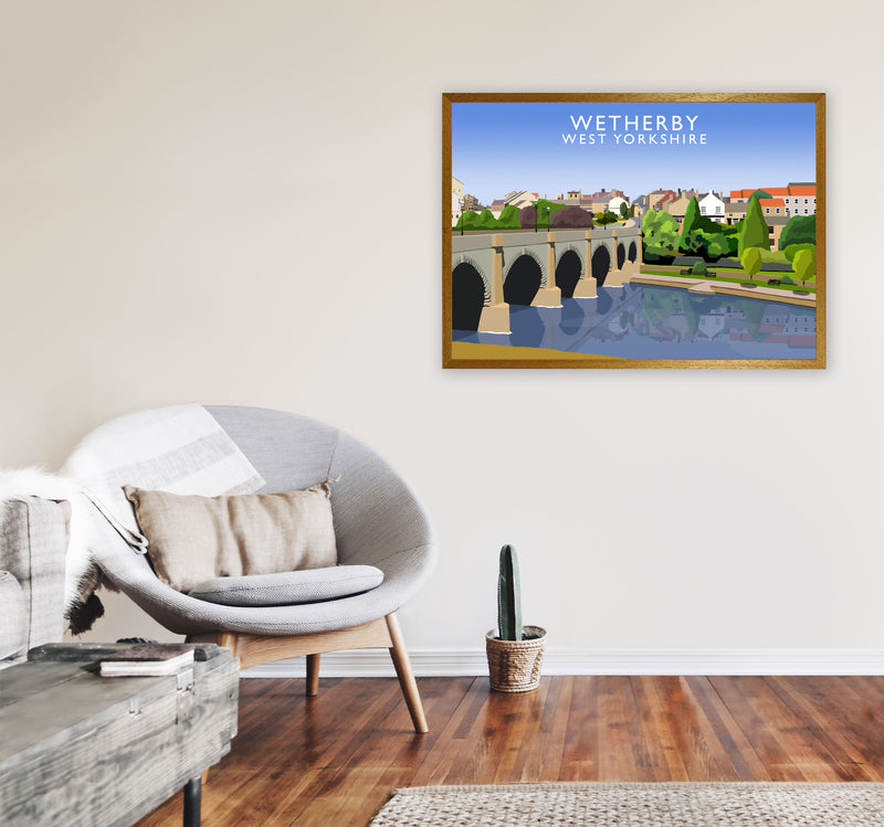 Wetherby West Yorkshire Digital Art Print by Richard O'Neill A1 Print Only