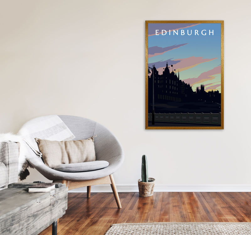 Edinburgh Art Print by Richard O'Neill A1 Print Only