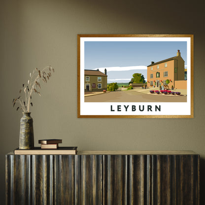 Leyburn 4 by Richard O'Neill A1 Oak Frame