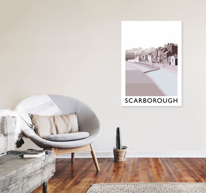 Scarborough Art Print by Richard O'Neill A1 Black Frame