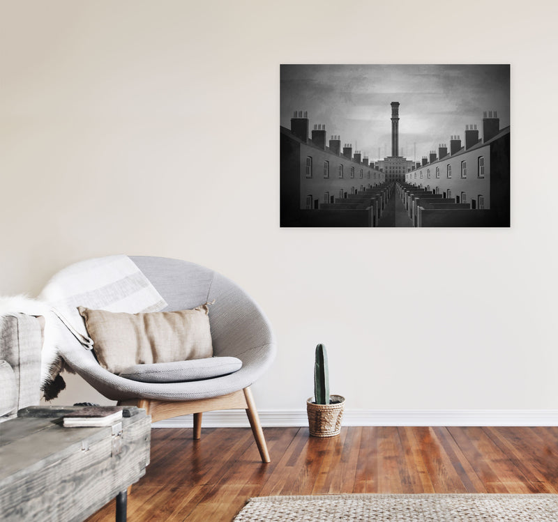 Northen Mills by Richard O'Neill A1 Black Frame