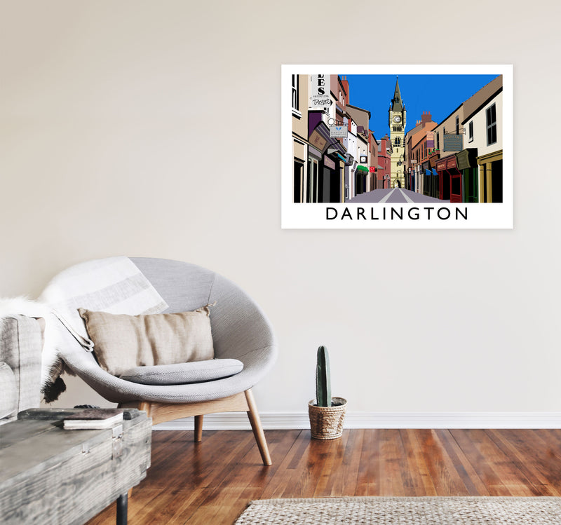 Darlington by Richard O'Neill A1 Black Frame