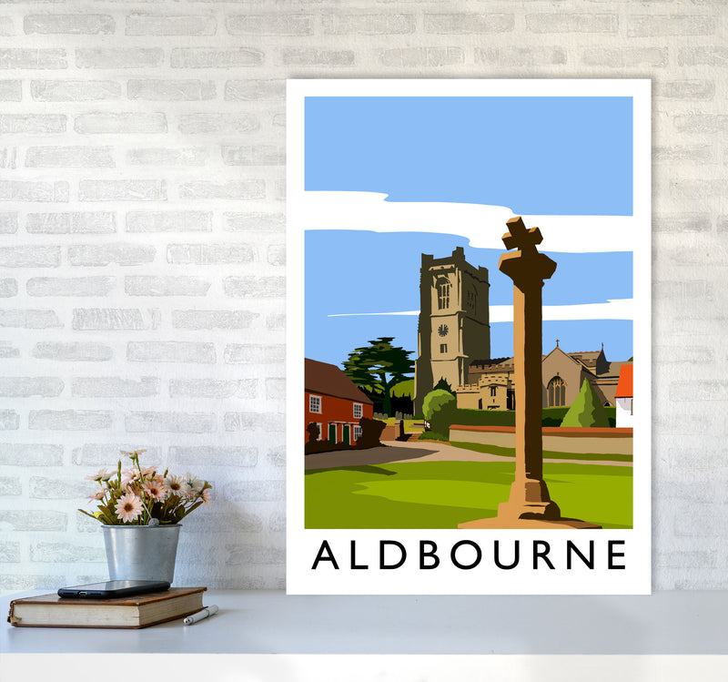 Aldbourne portrait by Richard O'Neill A1 Black Frame
