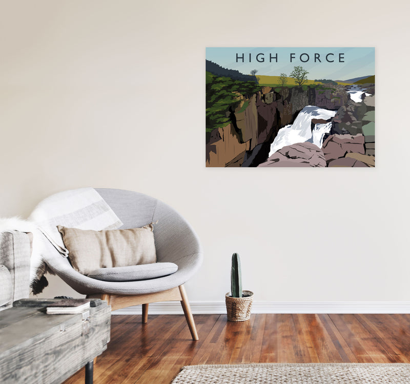 High Force 2 by Richard O'Neill A1 Black Frame