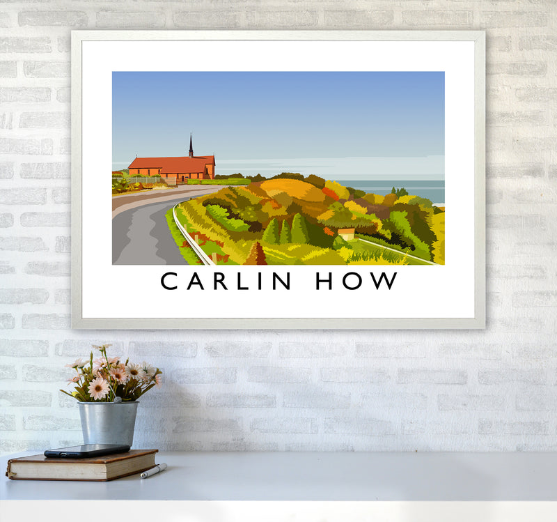 Carlin How Art Print by Richard O'Neill A1 Oak Frame