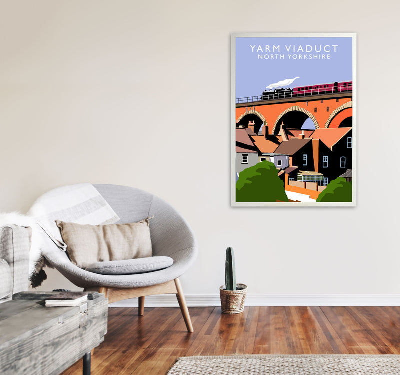 Yarm Viaduct by Richard O'Neill A1 Oak Frame
