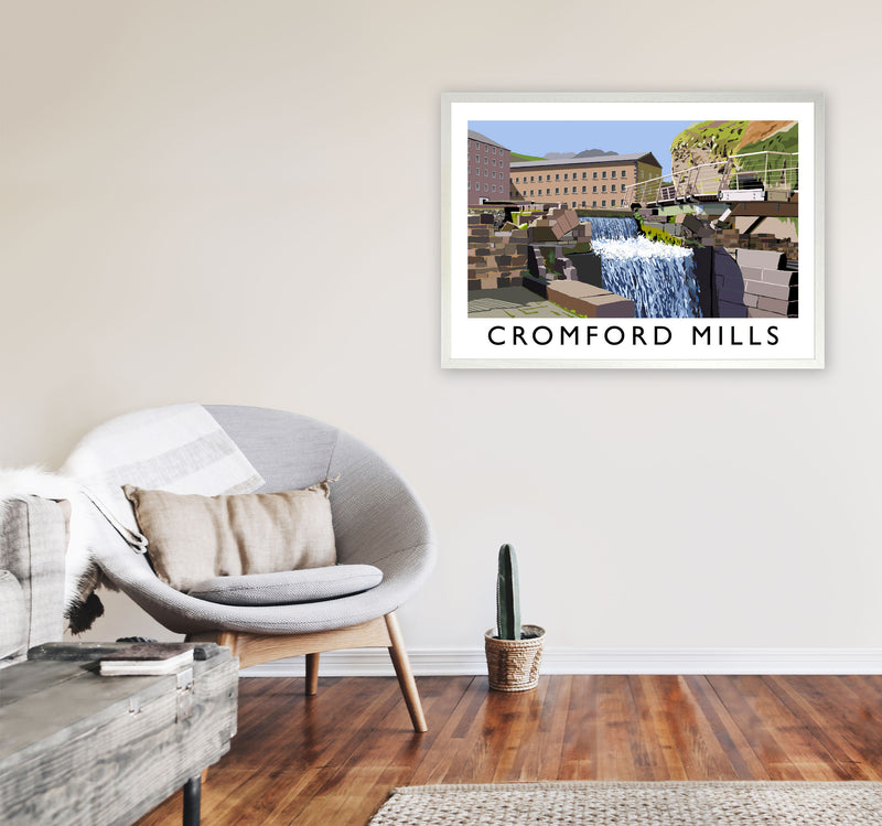 Cromford Mills by Richard O'Neill A1 Oak Frame