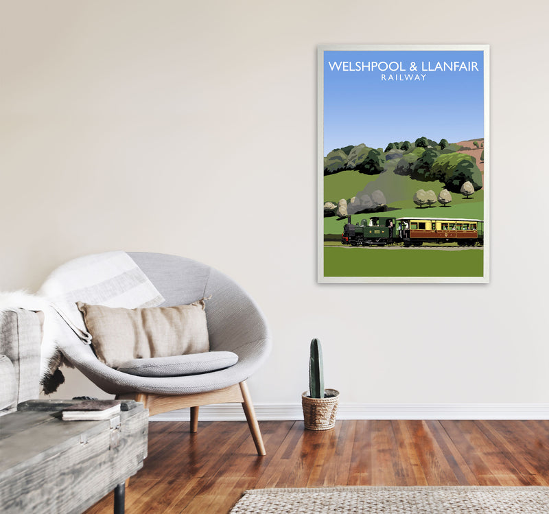 Welshpool & Llanfair by Richard O'Neill A1 Oak Frame