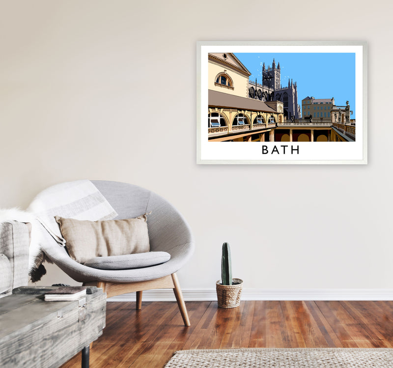 Bath by Richard O'Neill A1 Oak Frame