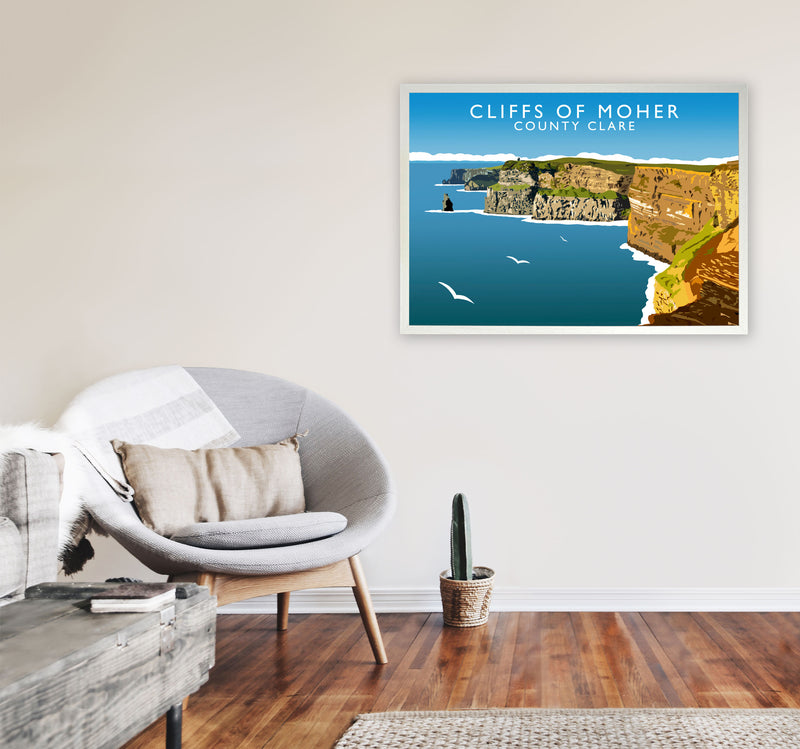 Cliffs Of Moher by Richard O'Neill A1 Oak Frame