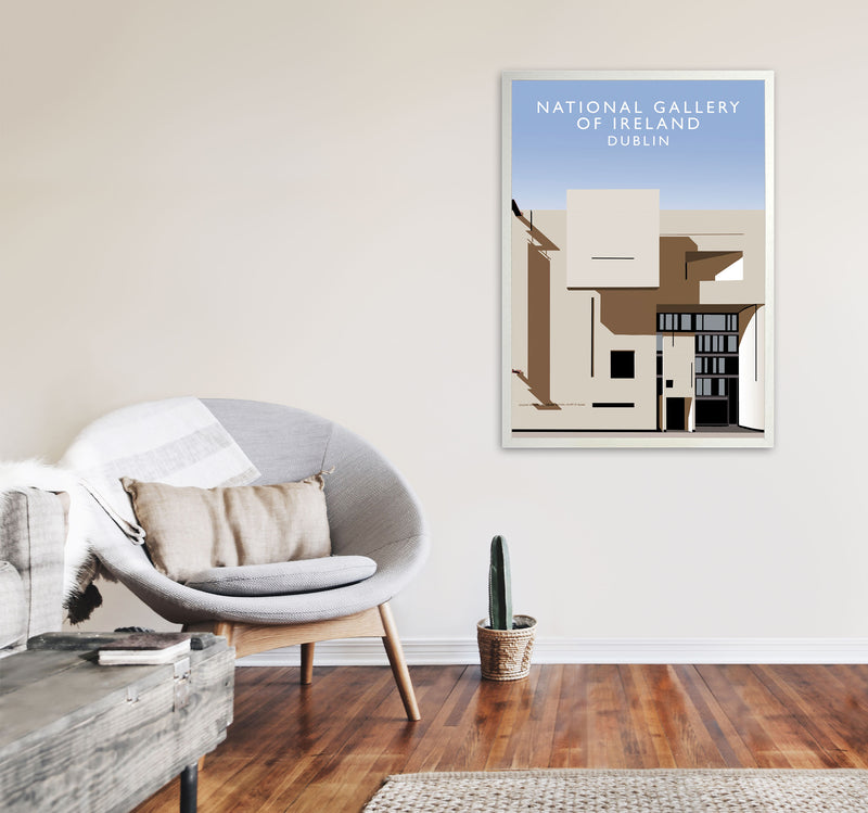 National Gallery Of Ireland by Richard O'Neill A1 Oak Frame