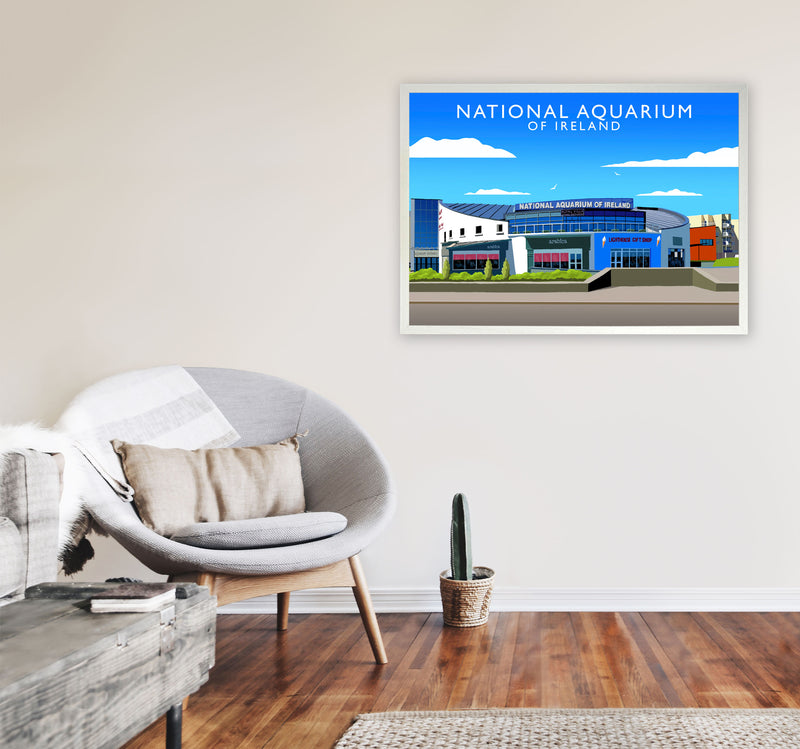 National Aquarium Ireland (Landscape) by Richard O'Neill A1 Oak Frame