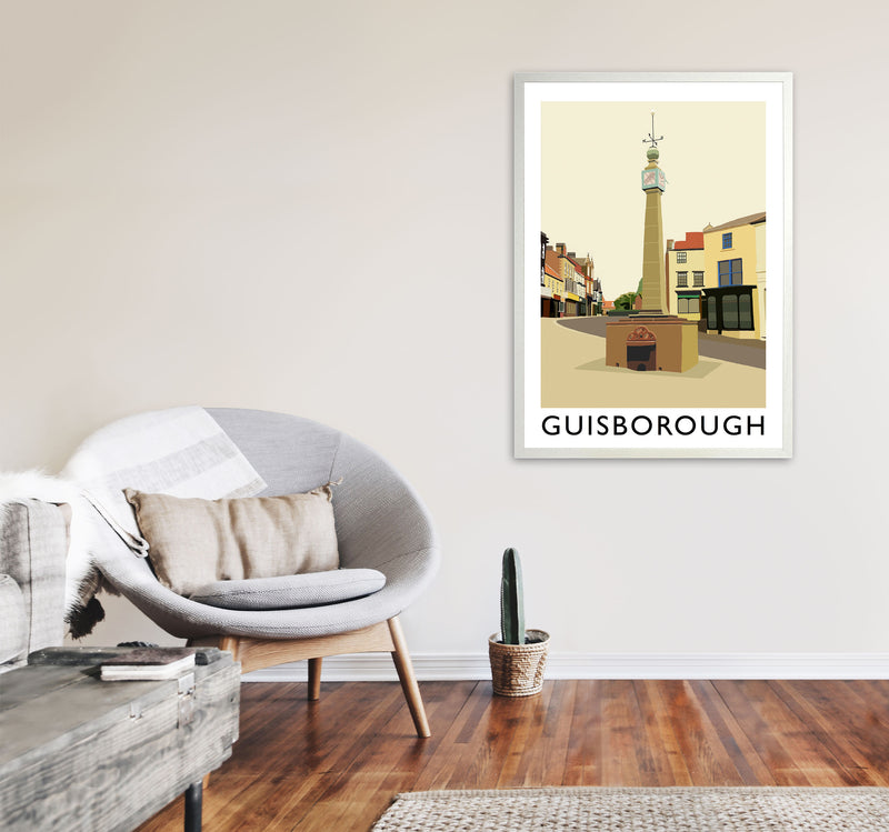 Guisborough Portrait by Richard O'Neill A1 Oak Frame