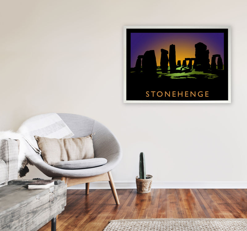 Stonehenge Art Print by Richard O'Neill A1 Oak Frame
