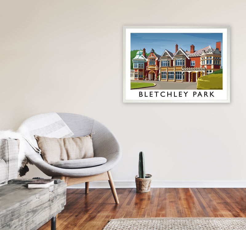 Bletchley Park by Richard O'Neill A1 Oak Frame