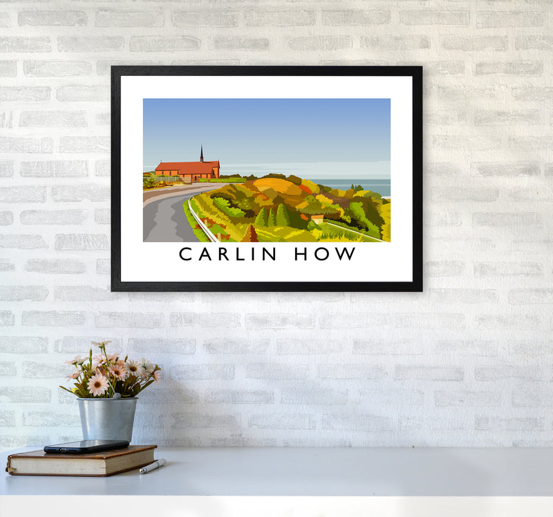 Carlin How Art Print by Richard O'Neill A2 White Frame