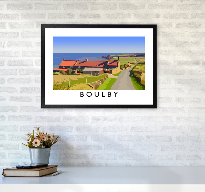 Boulby 2 Art Print by Richard O'Neill A2 White Frame