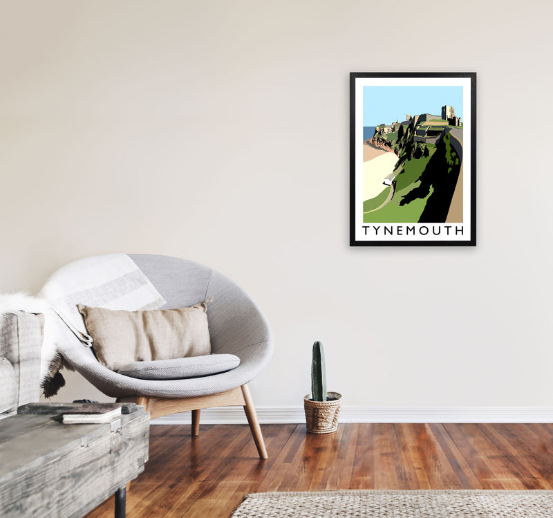 Tynemouth by Richard O'Neill A2 White Frame