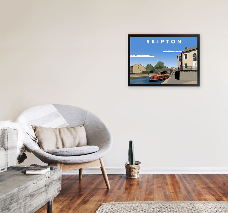 Skipton2 by Richard O'Neill A2 White Frame