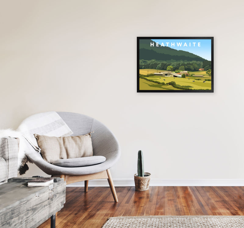 Heathwaite by Richard O'Neill A2 White Frame