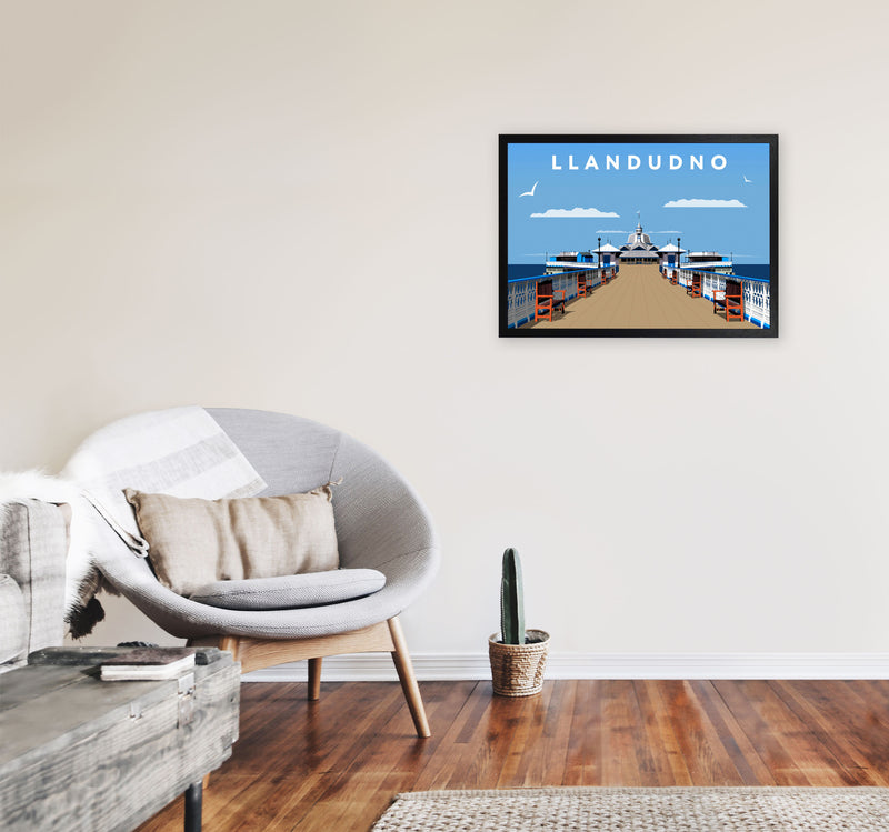 Llandudno by Richard O'Neill A2 White Frame