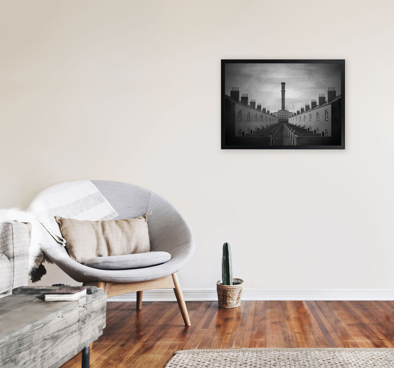 Northen Mills by Richard O'Neill A2 White Frame
