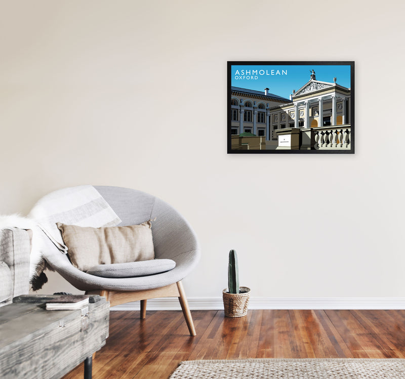 Ashmolean by Richard O'Neill A2 White Frame