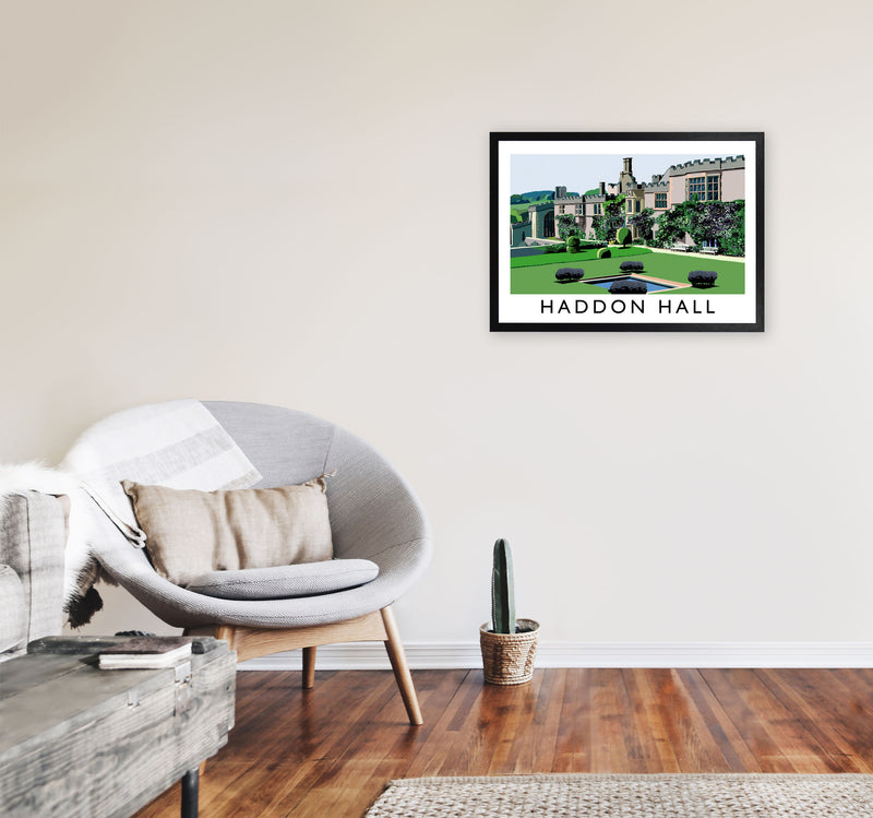 Haddon Hall 2 by Richard O'Neill A2 White Frame