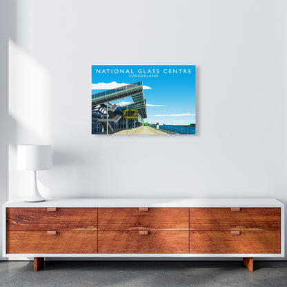 National Glass Centre portrait Travel Art Print by Richard O'Neill A2 Canvas