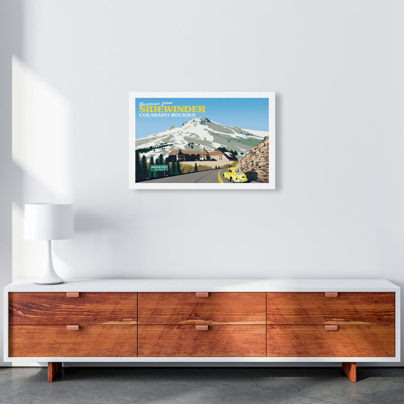 Overlook Hotel Art Print by Richard O'Neill A2 Canvas