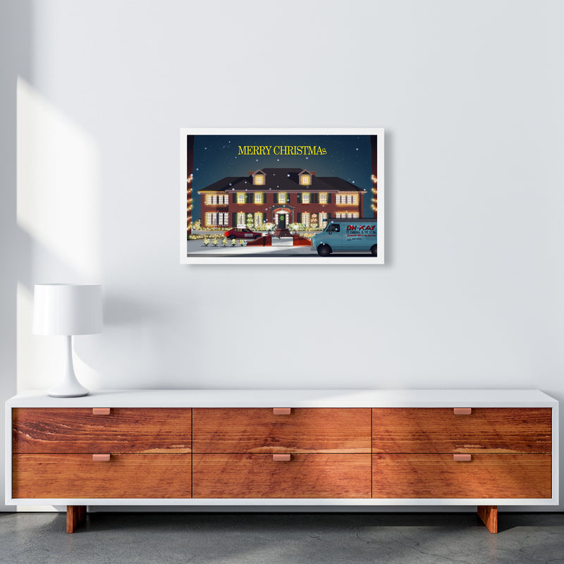 Home Alone Art Print by Richard O'Neill A2 Canvas