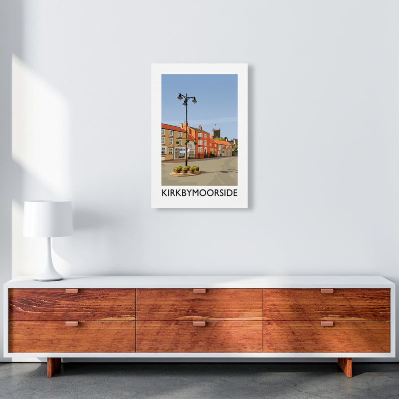Kirkbymoorside Portrait Art Print by Richard O'Neill A2 Canvas
