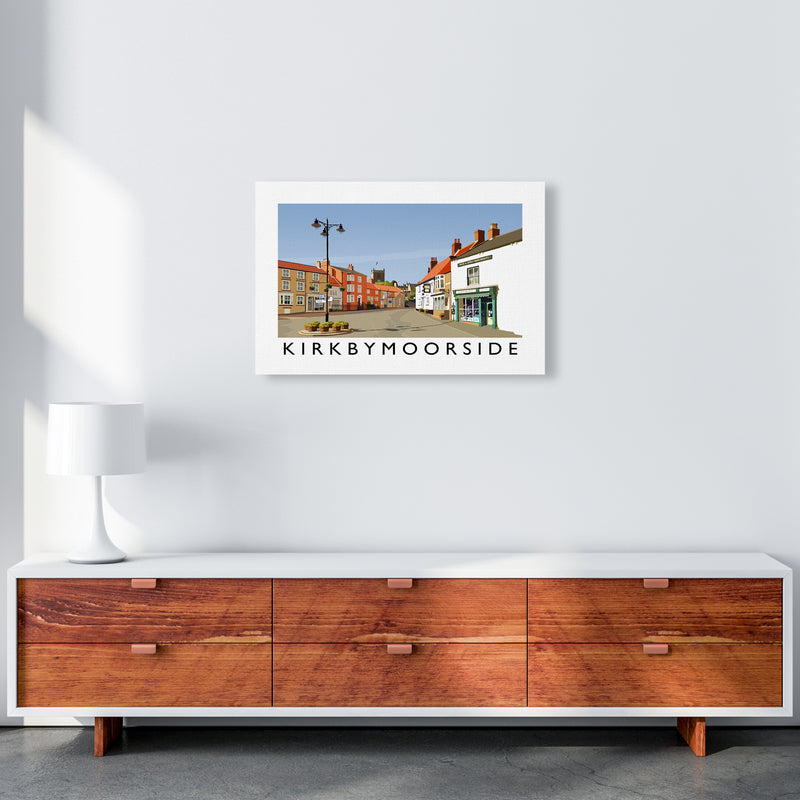 Kirkbymoorside Art Print by Richard O'Neill A2 Canvas