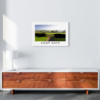 Chop Gate Travel Art Print by Richard O'Neill A2 Canvas