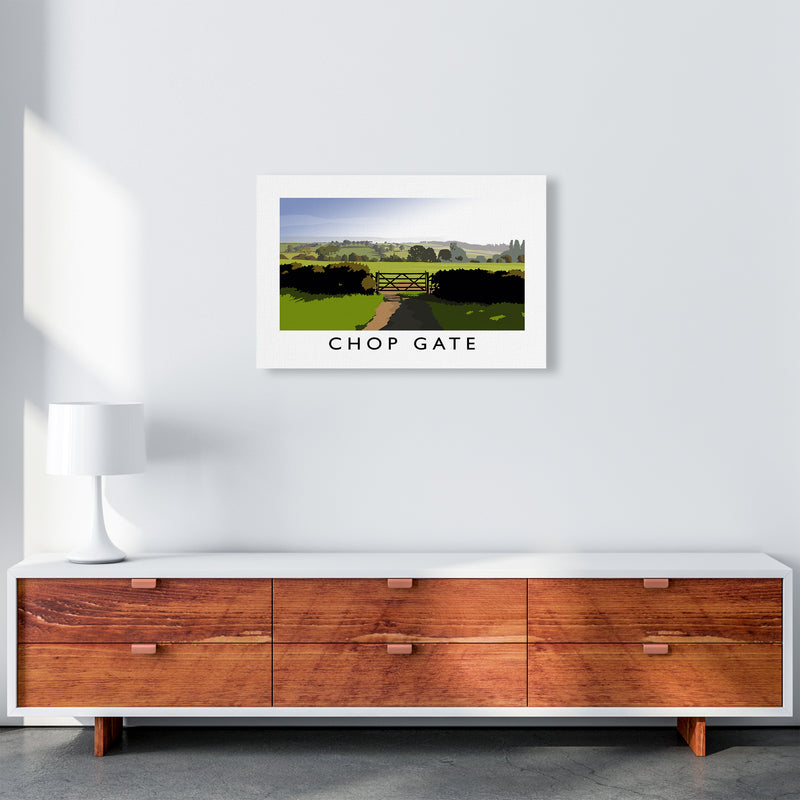 Chop Gate Travel Art Print by Richard O'Neill A2 Canvas