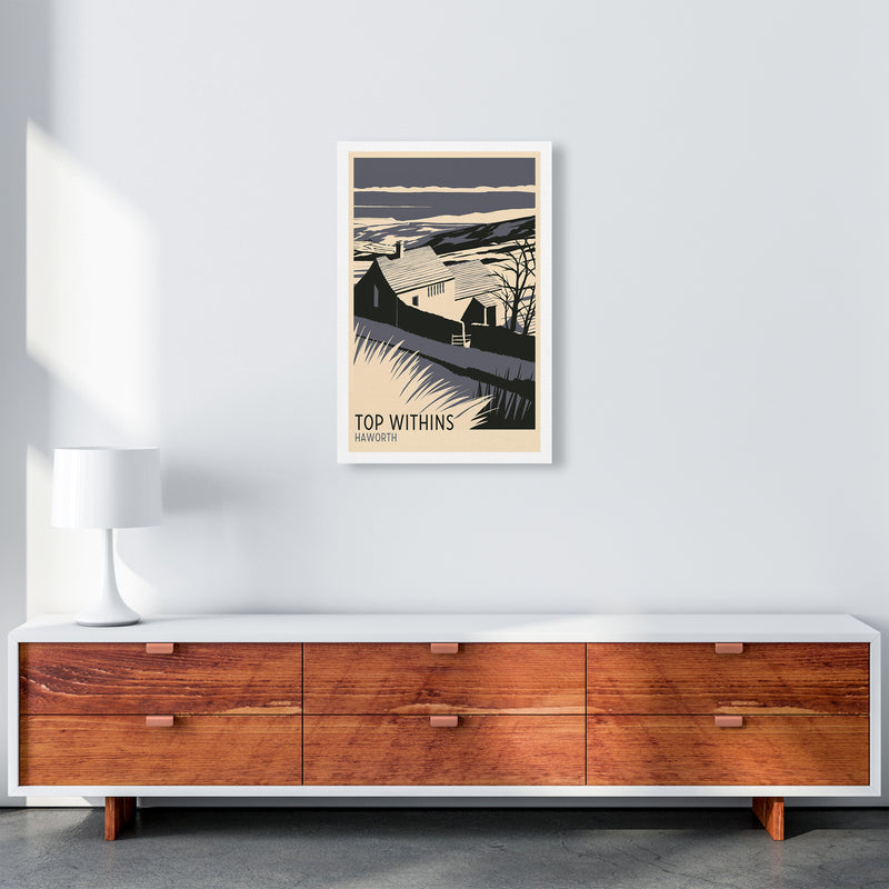 Top Withins portrait Travel Art Print by Richard O'Neill A2 Canvas