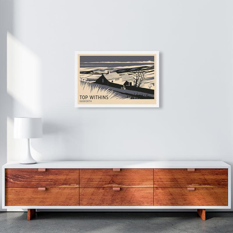 Top Withins Travel Art Print by Richard O'Neill A2 Canvas
