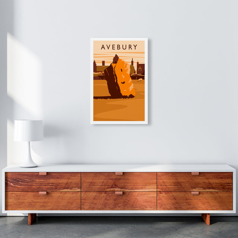 Avebury portrait Travel Art Print by Richard O'Neill A2 Canvas