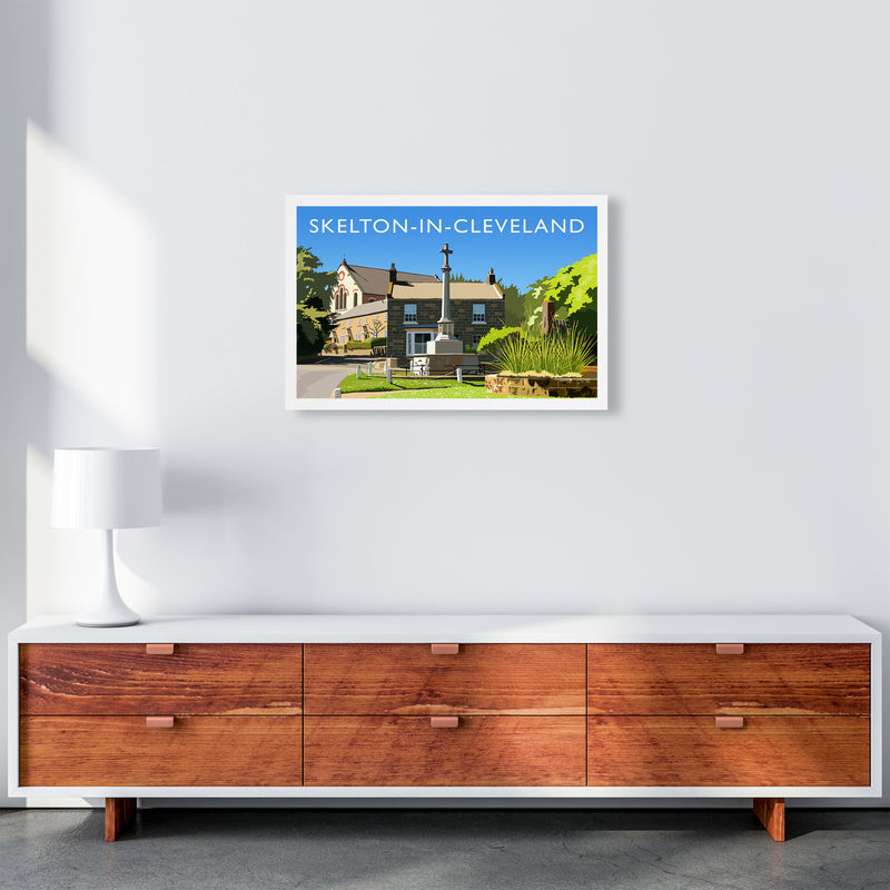 Skelton-in-Cleveland Travel Art Print by Richard O'Neill A2 Canvas