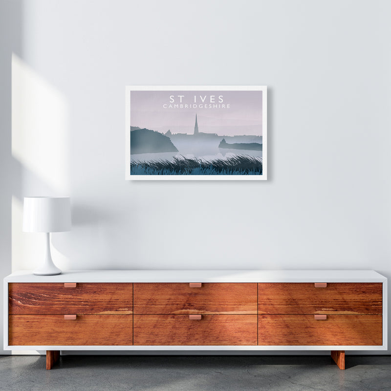 St Ives Travel Art Print by Richard O'Neill A2 Canvas