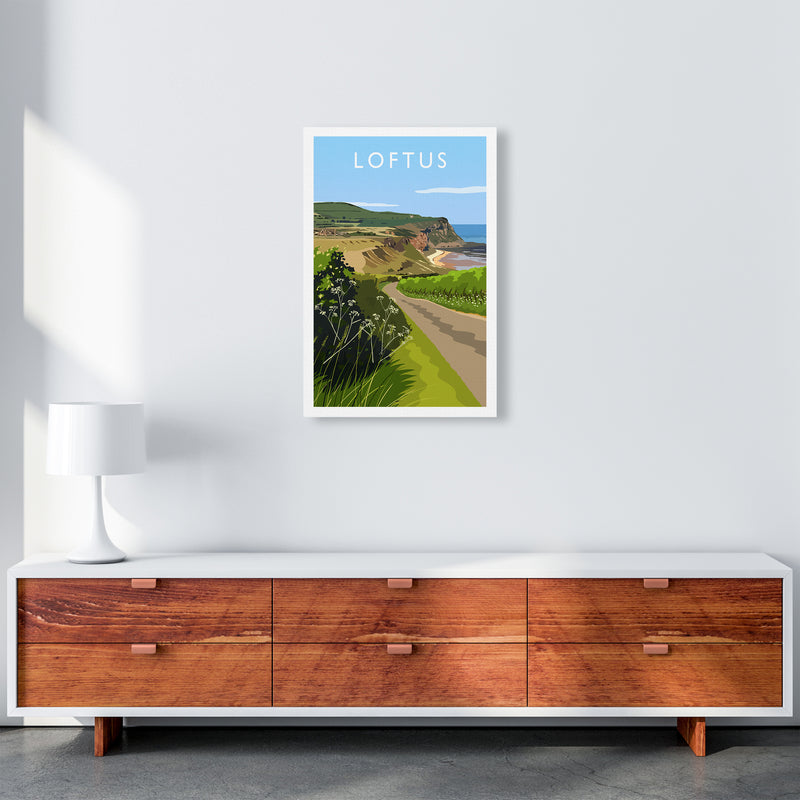 Loftus portrait Travel Art Print by Richard O'Neill A2 Canvas