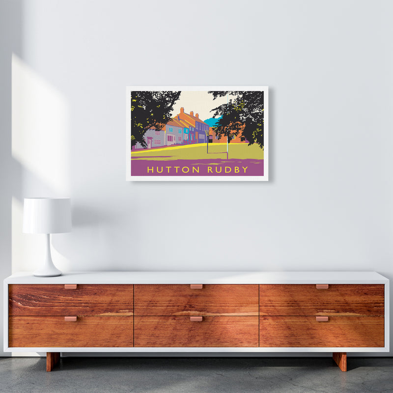 Hutton Rudby Travel Art Print by Richard O'Neill A2 Canvas