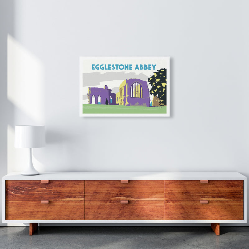 Egglestone Abbey Travel Art Print by Richard O'Neill A2 Canvas