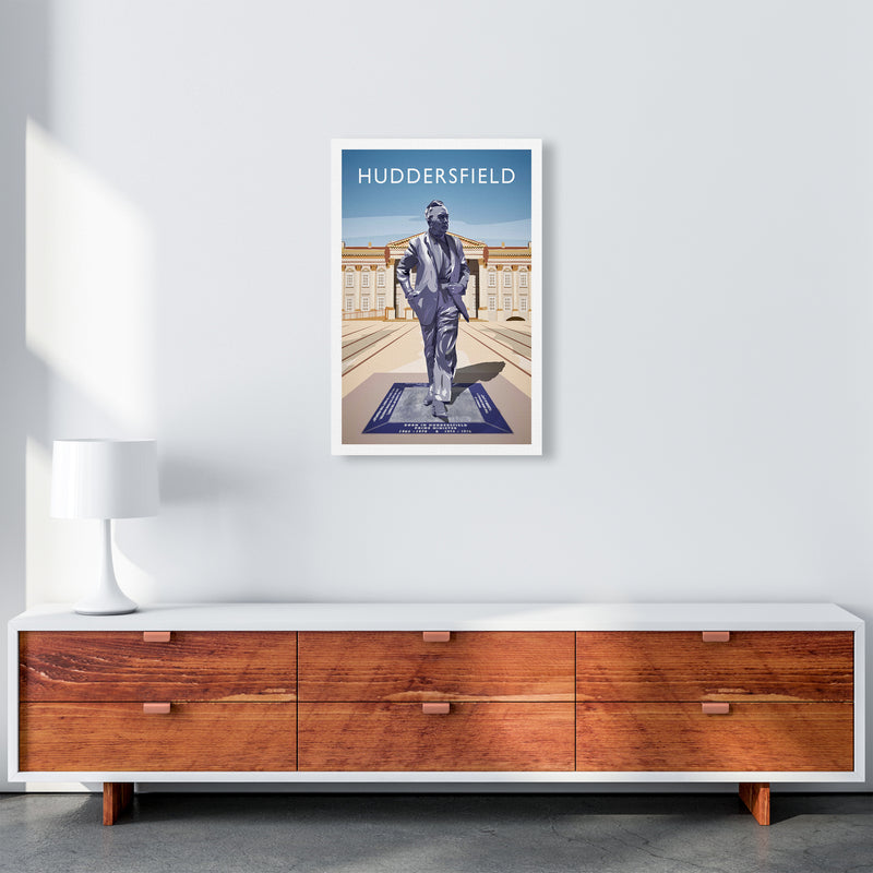 Huddersfield Portrait Travel Art Print by Richard O'Neill A2 Canvas