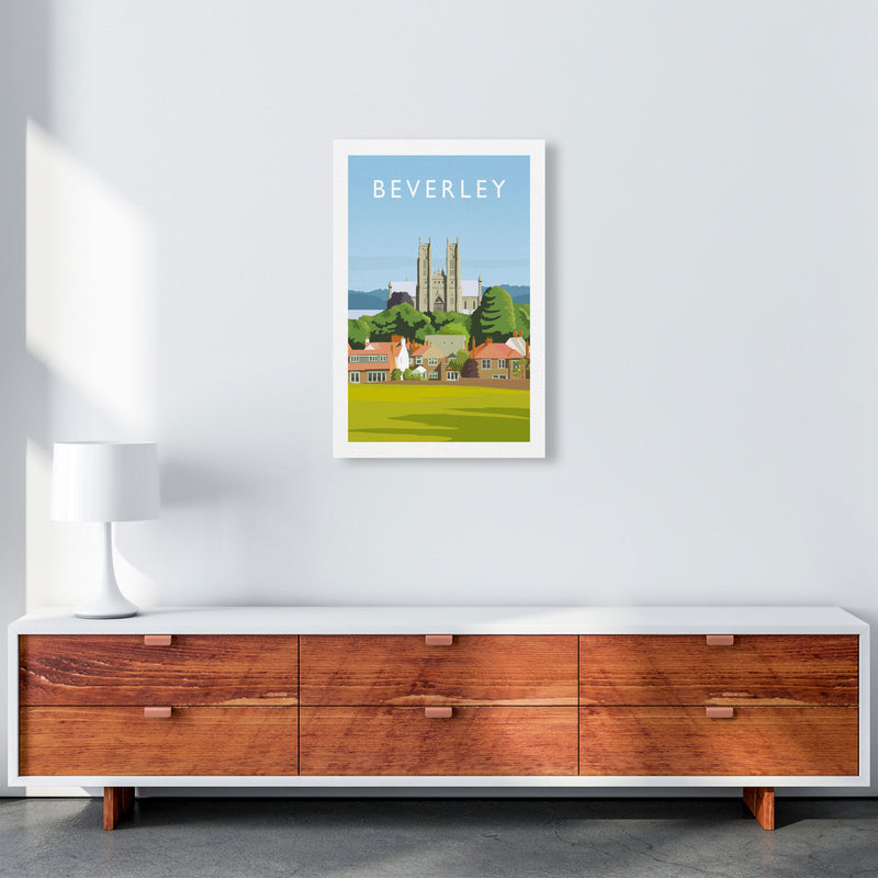 Beverley 3 portrait Travel Art Print by Richard O'Neill A2 Canvas