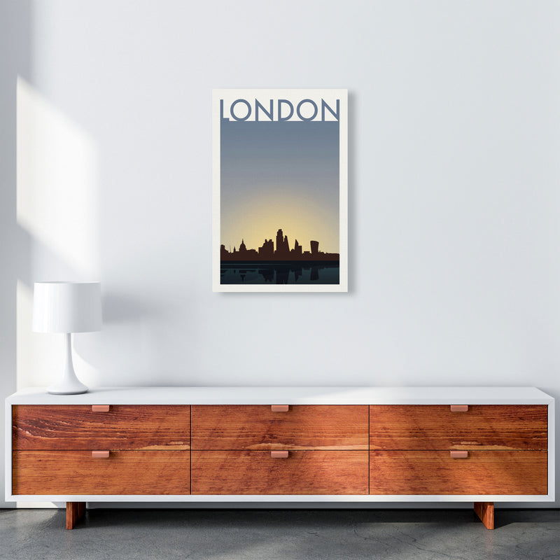 London 4 (Day) Travel Art Print by Richard O'Neill A2 Canvas