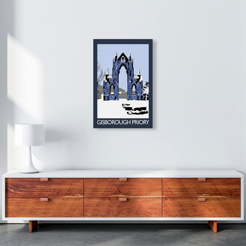 Gisborough Priory Framed Digital Art Print by Richard O'Neill A2 Canvas