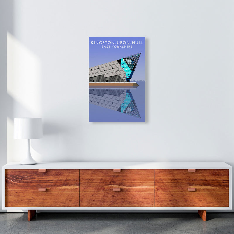 Kingston-upon-Hull by Richard O'Neill Yorkshire Art Print, Vintage Travel Poster A2 Canvas